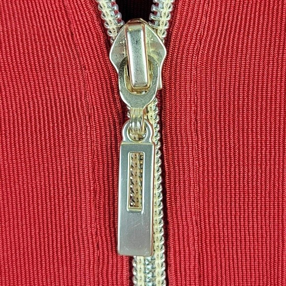 Travelers by Chicos Jacket Women's Size 0 US Small Red Zip Up Shirt Jacket - Picture 4 of 11